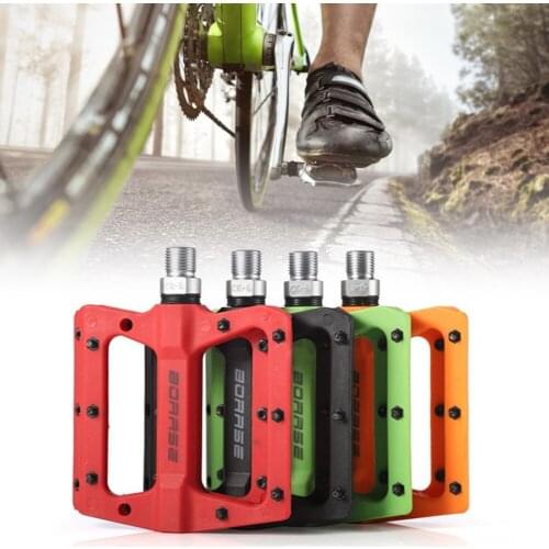 Ultralight Bearings Pedal Bicycle Bike Pedal Anti-slip Footboard Bearing Mtb Pedals Flat Platform Bicycle Parts Accessories
