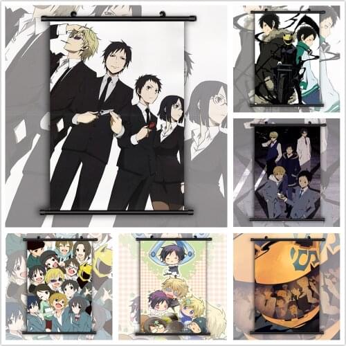WTQ Canvas Painting Anime Posters DURARARA!! Izaya Shizuo Celty Anri Anime Manga Decor Wall Art Picture Room Decor Home Decor