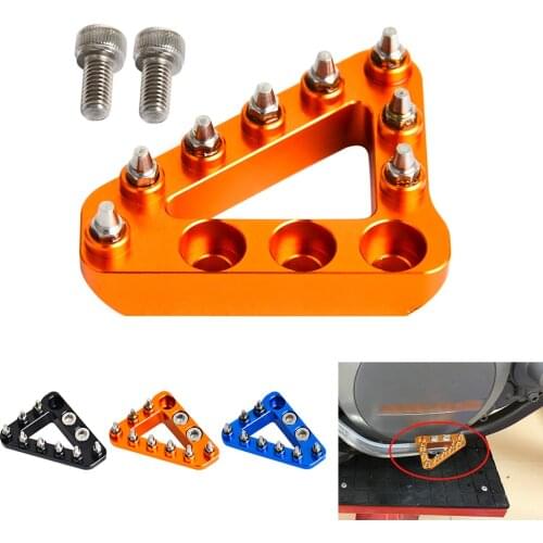 Rear Brake Pedal Step Plate Tip For KTM 125 200 250 300 350 450 500 EXC SX SXF XC XCW EXCF Husqvarna TC TE FC FE FX TX 2004-2015