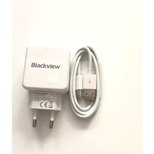 Blackview Original New Travel Charger + Type-C Cable For BV9600 Pro BV6800 Pro BV9500 Pro BV9500 BV9000 Pro BV9000 P6000