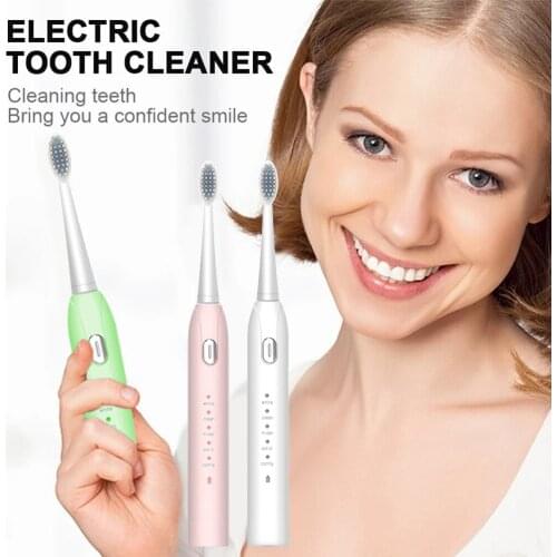 Toothbrush Adult Rechargeable Toothbrush Sonic Automatic Soft Toothbrush Waterproof Usb Charging With 2 Brush Heads