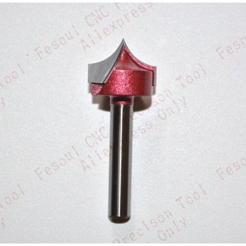 6.35mm(1/4'')*19.05mm,1pcs,Free shipping CNC Machine Woodworking Milling Cutter,Solid carbide End Mill,NeedleNose Bit,MDF,Wood