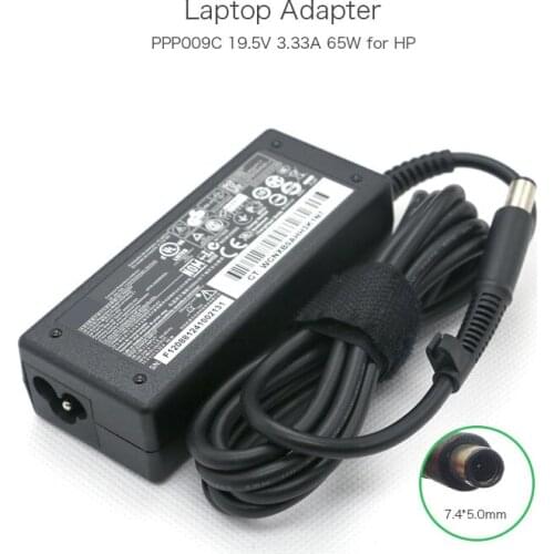 19.5V 3.33A 65W 7.4*5.0 Laptop AC Adapter for HP T610 Envy 4 Envy 6 PPP009C 677774-002 609939-001 A065R00DL Tablet Power Charger