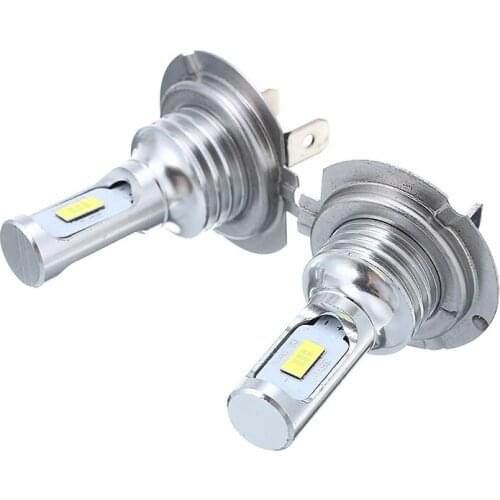 2pcs 12/24V Car Auto H7 LED Headlight Replace Hi And Low Bulb Beam White 6000K Canbus Error Free 8000Lm Lamp DIY Accessories