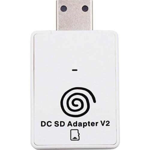 P0RB DC SD TF Card Adapter Reader V2 for sega Dreamcast and Disk with DreamShell Boot