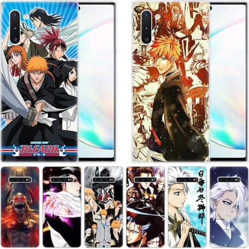 Anime Bleach ichigo luxury Soft Silicone Case for Samsung Galaxy Note 10 Pro 9 8 5 M30S M40 S10E S10 5G S9 S8 Plus S7 S6 Edge S5