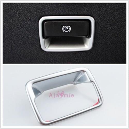 For Mercedes Benz Vito W447 2014 2015 2016 2017 Electrical Park Handbrake Hand Brake Molding Panel Trim Chrome Car Accessories