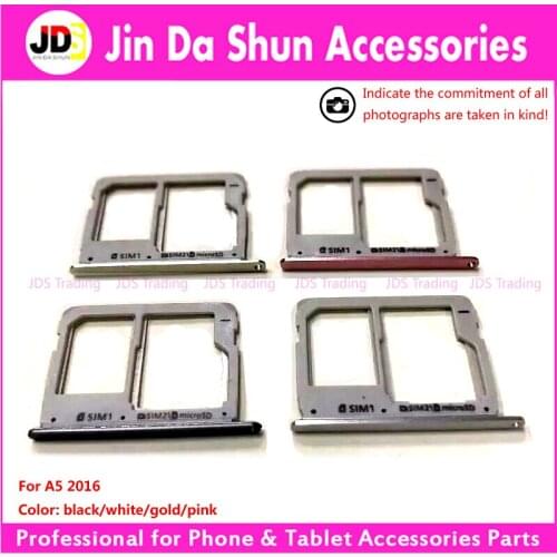For Samsung Galaxy A5 2016 A510 A5100 A5108 SM-A510F SIM Card Tray Slot Holder Replacement Parts 4 colors in stock Sim Slot