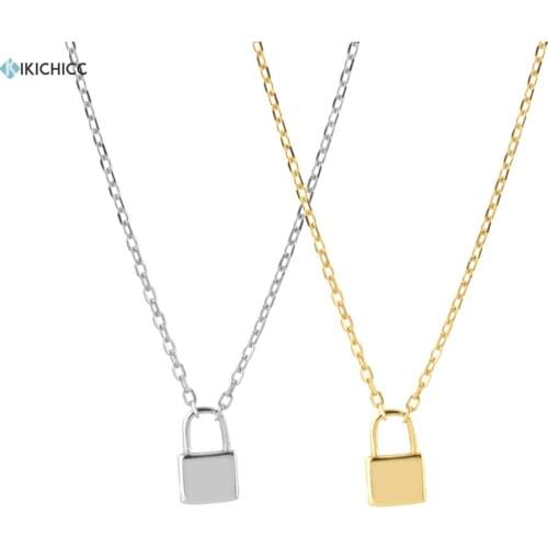 KIKICHICC 925 Sterling Silver Key Pendant Locker Long Chain Small Tiny Fashion Fine Jewelry 2021 Wedding Jewelry Gift