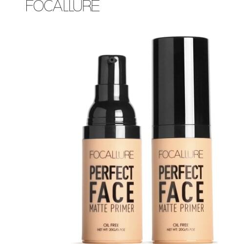 FOCALLURE Makeup face Matte Primer Foundation Oil-control Face Base Make up Natural daily Cosmetic