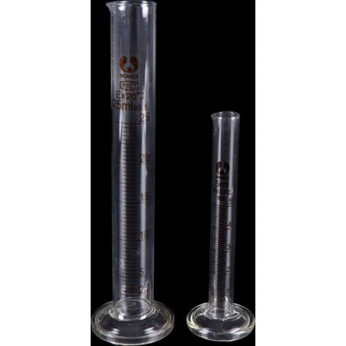 Chemistry Laboratory Measure 10ML Laboratory Cylinder Graduated Glass Measuring Cylinder