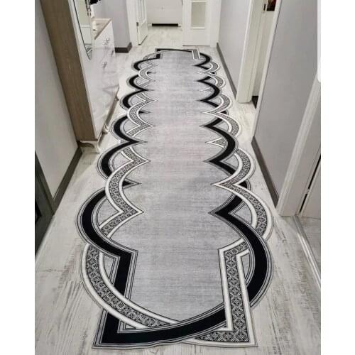 Beenda Washable Hallway Rug Non-Slip Floor Custom Laser Cut Carpet Runner Rug