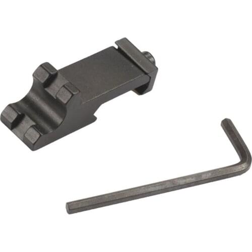 Airsoftsports One Side 45 Degree Angle Offset 20mm For Weaver Picatinny Tactical Aluminum Rail Handguard Hunting Accessories