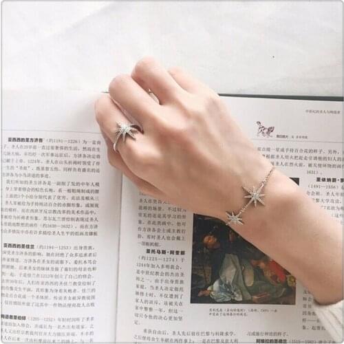 Original Stars 925 sterling Silver ring finger Brand sona diamond wedding Rings for Women Cocktail Lovely girl gift