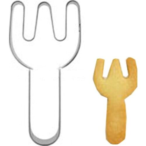 Christmas Wedding Cookie Tools Cutter Mould Cake Decorating Biscuit Press Printing Mold Knife Fork Tableware Cookies Cutter Tool