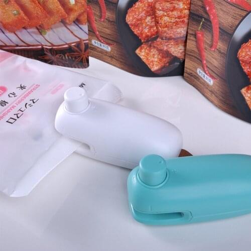 Chip bag sealer food packaging bag heat sealer kitchen items bag sealer kitchen storage bag clips