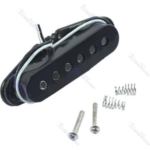 6 Strings Electric Guitar Pickups Single Coil Bass Black