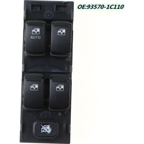 1PC 93570-1C110 New 14 Pins Left Hand Drive Window Control Switch For Hyundai Getz 2003-2010 Matrix 2006-2011 935701C110