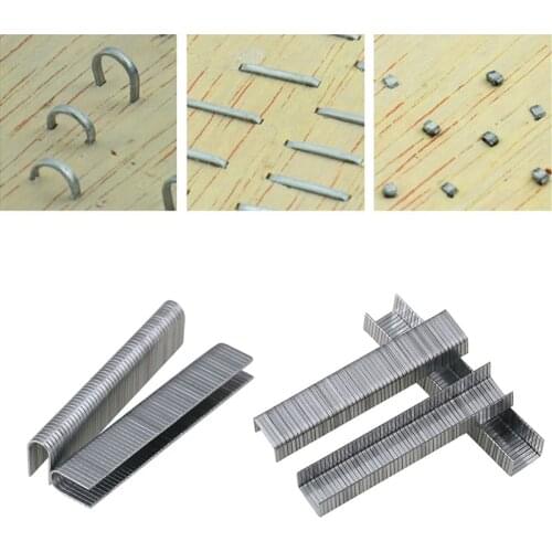 1000Pcs T Shape/U Shape/ Door Shape Staples Cost-effective Nails For Furniture Upholstery Manual Staple Gun Household Hand Tools