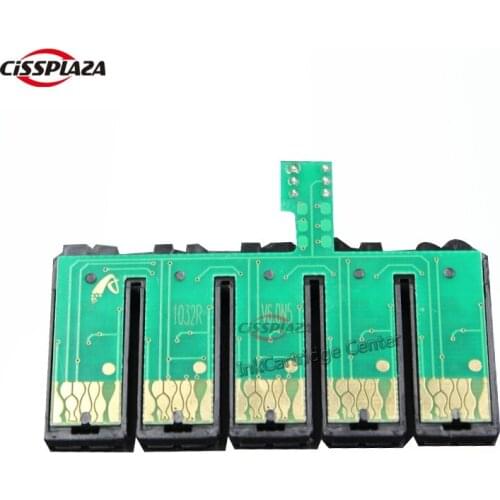 CISSPLAZA 5pcs T1151 (2) / 1032 - 1034 combo ARC chips compatible for epson T1110 TX515FN with chip holder auto reset chip