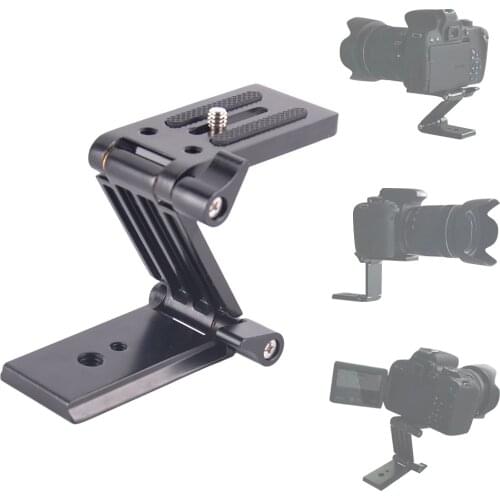 Phone holder Universal Tilt Z Mount Bracket Tripod Head Quick Release Plate Mounting for Monopod Slider Rail Cage Rig Stabilizer