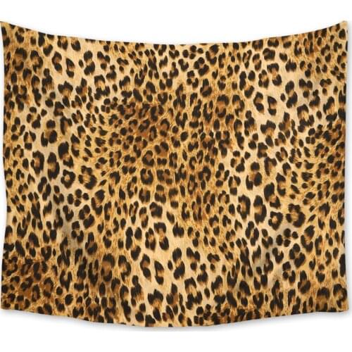 Leopard Print Tapestry Wall Hanging Polyester Home Bedroom Decor Bedspread Beach Mat Blanket Yoga Mat Tapestries