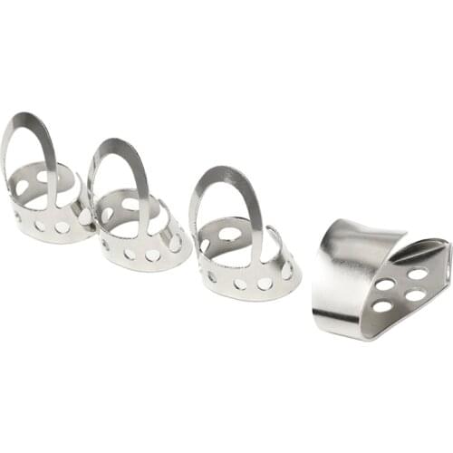 Quality 4Pcs Metal Adjustable Thumb Finger Guitar Picks for Acoustic Guitar Banjo Ukulele