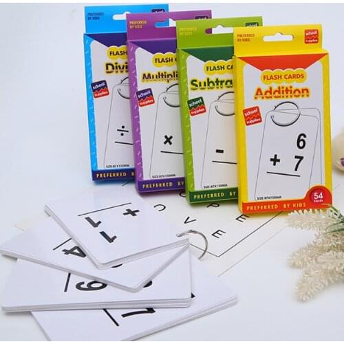 Early Education Card Game Addition/Subtration/Multiplication/Division Board Game Parent-child Interactive Intelligence Card
