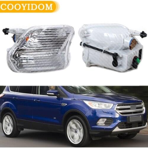 Left / Right Car Front Fog Lights Turn Signal Lamp For Ford Escape Kuga 2017 2018 2019 Replacement Car Light Assembly With Bulb