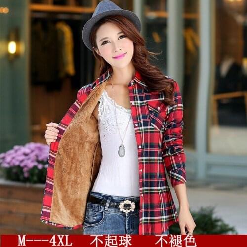 LuckBN Women's Flannel Shirts