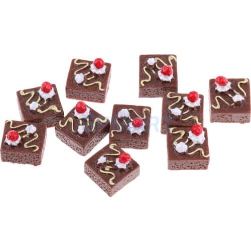 1/12 Scale Dollhouse Miniature Cake Dessert Food Miniature Chocolate Cake