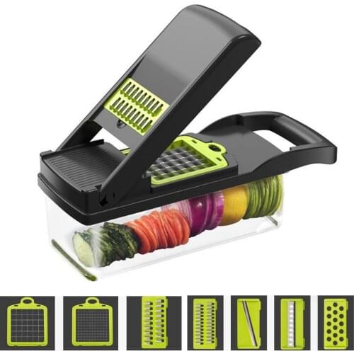 Multifunctional Vegetable Cutter Shredders Slicers Fruit Potato Peeler Carrot Grater Kitchen Accessories Basket Vegetabl