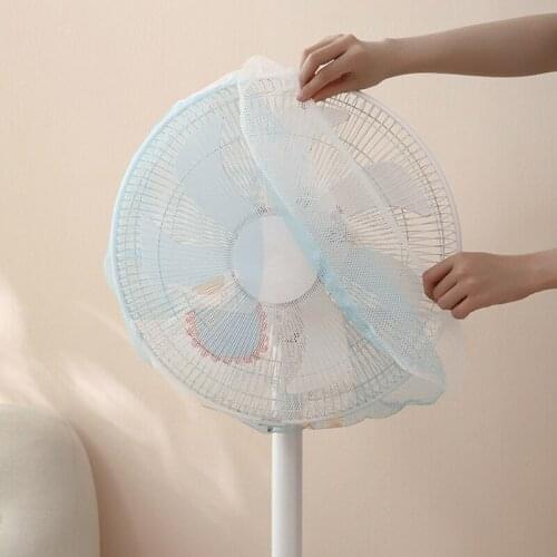 Cartoon Safety Mesh Fan Cover 16"/18" Fan Dust Cover Kid Finger Protector Fan Guard Mesh Cover Summer Dustproof Washable