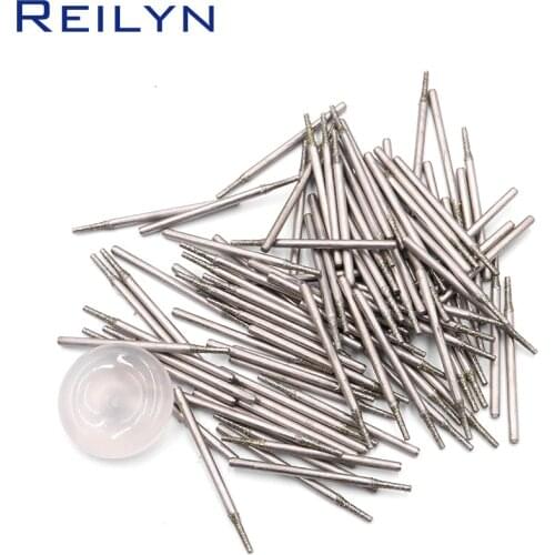 A type Emergy diamond grinding burr jade stone drill bits teeth grinding bits drilling needle for dremel hanging mill