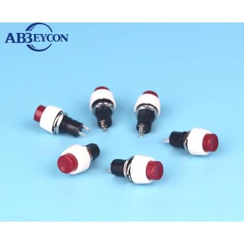 NS134 DS-451 Button color Red 1A/250VAC OFF-(ON) 2Pin Button switch momentary Switch