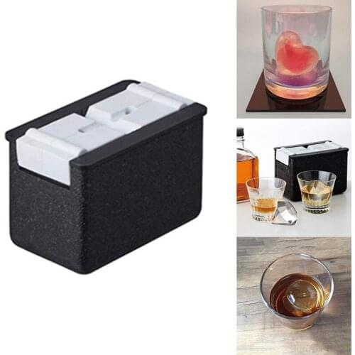 LUDA Crystal Clear Ice Ball Mould Maker(Bubble-Free, 2-Cavity 2.35inch)