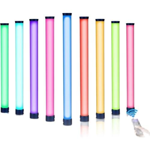 SOKANI X25 RGB Light Portable Handheld Tube Stick Bi-Color CTT Photography Lighting 3000mah Wireless Remote Control Lamp VS 6c