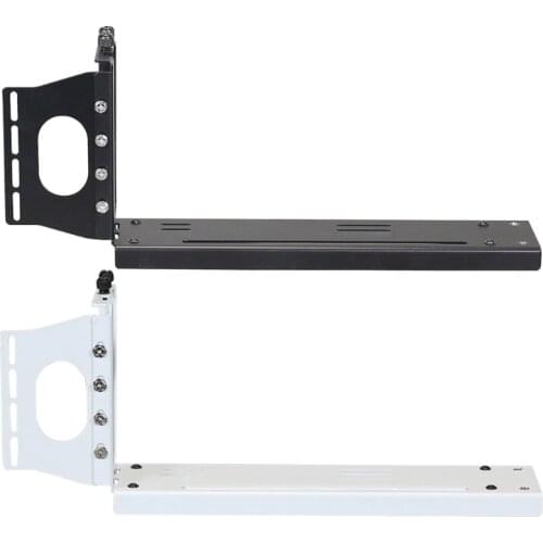 Vertical Graphics Card Holder Bracket GPU Mount Video Card VGA Support Holder Kit Black/White