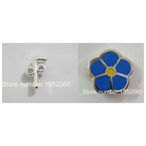 1 set of 2pcs Masonic Tubal Cane Lapel Pin and forget-me-not badge emblem