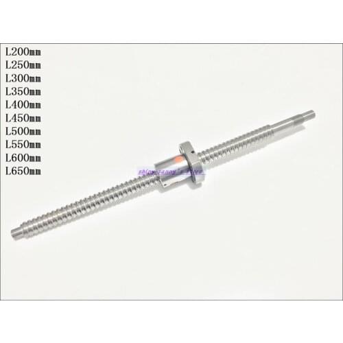 1pcs Ball Screw SFU1605 L250mm End Machined with 1pcs Single Ballnut for CNC Brand New