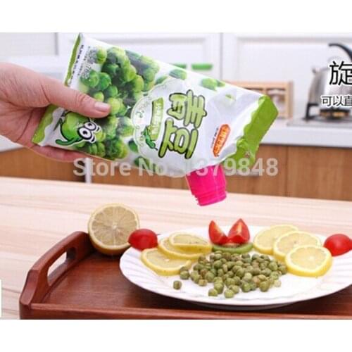 10Pcs/Lot Bags Sealing Clip Food Seal Clips For Packages Kitchen Storage Organizer Discharging Mouth Cap
