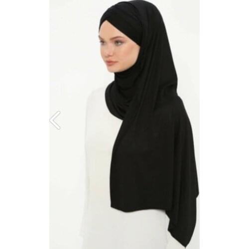 3 XL Practical Ready Turban shawl-Black-Women Hijab