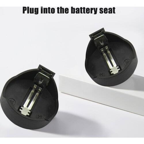 5Pcs Black CR2032 3V Button Cell Box Coin Cell Battery Socket Holder Case Wholesale for Organizing Protecting Holding