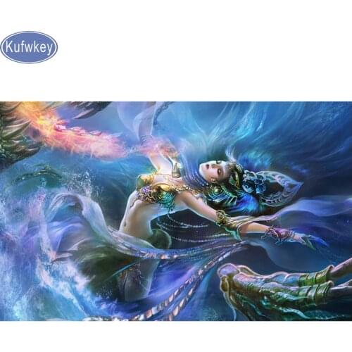 Diamond embroidery dragon and phoenix, angel diy diamond painting cross stitch 5d full square round rhinestone mosaic 3d picture