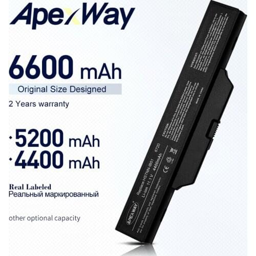 ApexWay 6 cells battery for HP 550 6720s 6730s 6735s 6820s 6830s for COMPAQ 511 610 615 451085-141 451086-121 451086-161
