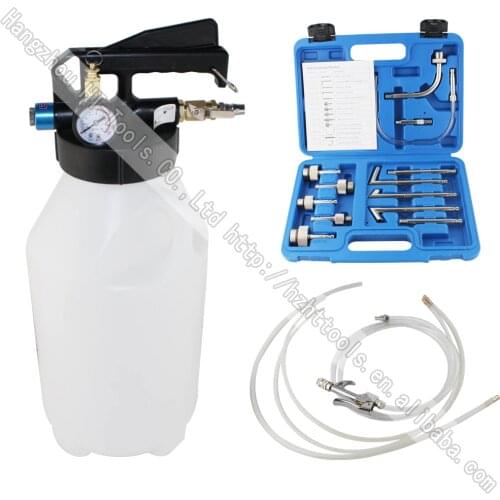 Two Way 9L Penumatic Air Engine Gear Oil Extractor Dispenser With 13pcs ATF Adapters
