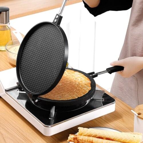 Cake Mold Household Round Crispy Machine Gas Double Side Baking Tool Biscuit Omelet Omelet Mold