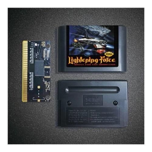 Lightening Force - 16 Bit MD Game Card for Sega Megadrive Genesis Video Game Console Cartridge