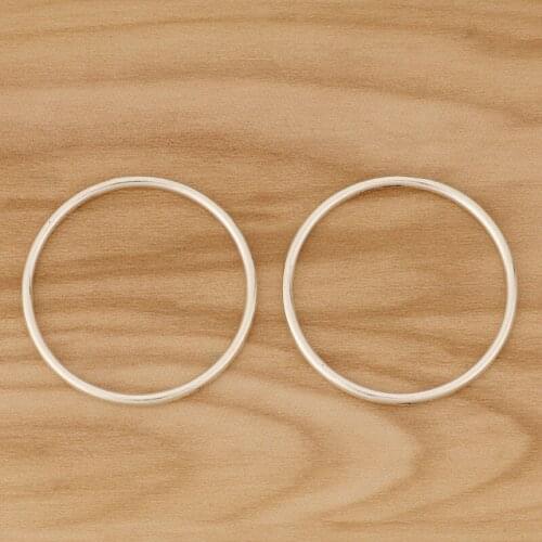 20 Pieces Open Hollow Round Tibetan Silver Charms Pendants for DIY Necklace Earring Connector Jewellery Making 34x34mm