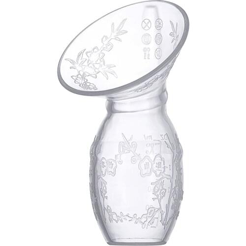 360-Degree Manual Breast Pump Silicone Breast Pump Baby Milk Breastfeeding Accessories BPA Free